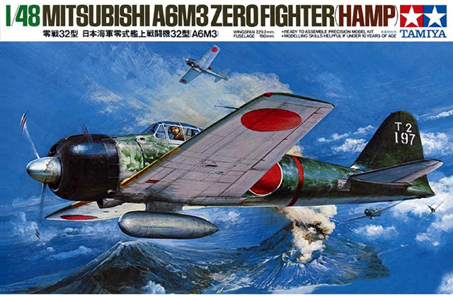 TA61025 1/48 A6M3 Type32 Zero Fighter Kit - CO125