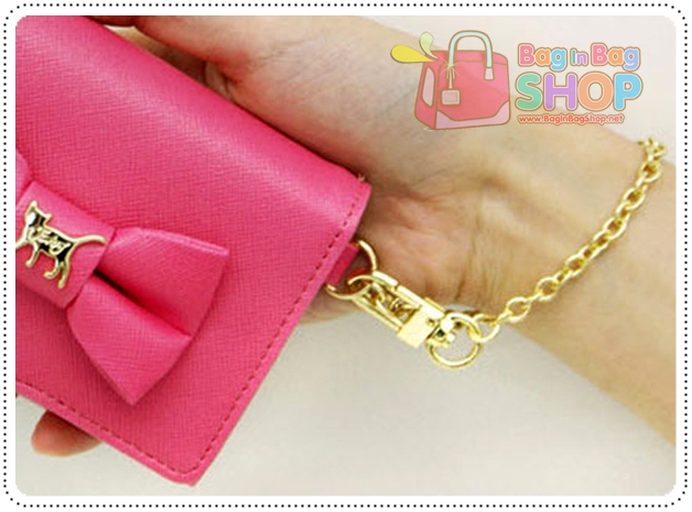 lovely mirror card case กระเป๋าใส่บัตร พร้อมกระจก
