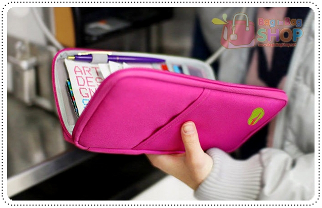 กระเป๋าใส่พาสปอร์ต แบบ Travel Book