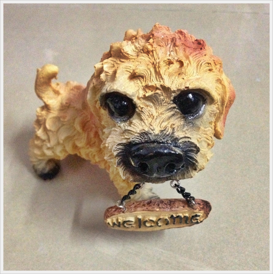 ตุ๊กตาสุนัข เรซิ่น พันธุ์เวสต์ไฮแลนด์ไวท์เทอเรียร์ (West Hightland White Terrier) Size S