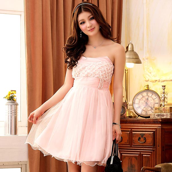 [พร้อมส่ง] ชุดเดรสออกงาน อก 34"