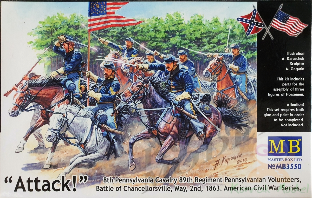 MB3550 "8th Pennsylvania Cavalry, 89th Regiment Pennsylvanian [1/35]