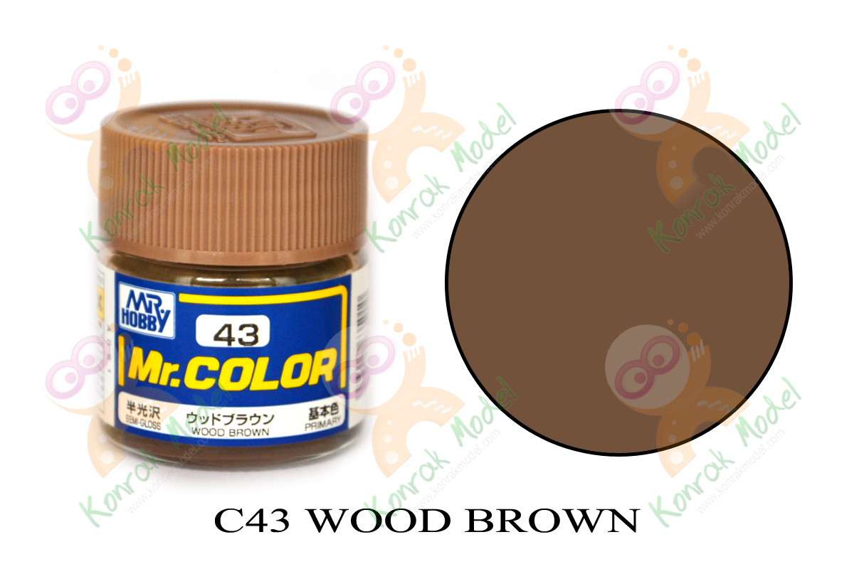 C43 Wood Brown Semi-Gloss 10ml