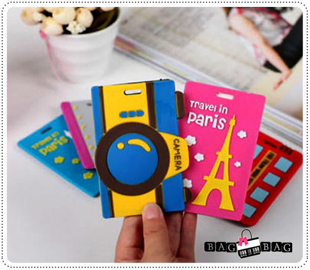 Silicone Luggage TAG ป้อยชื่อห้อยกระเป๋าเดินทาง