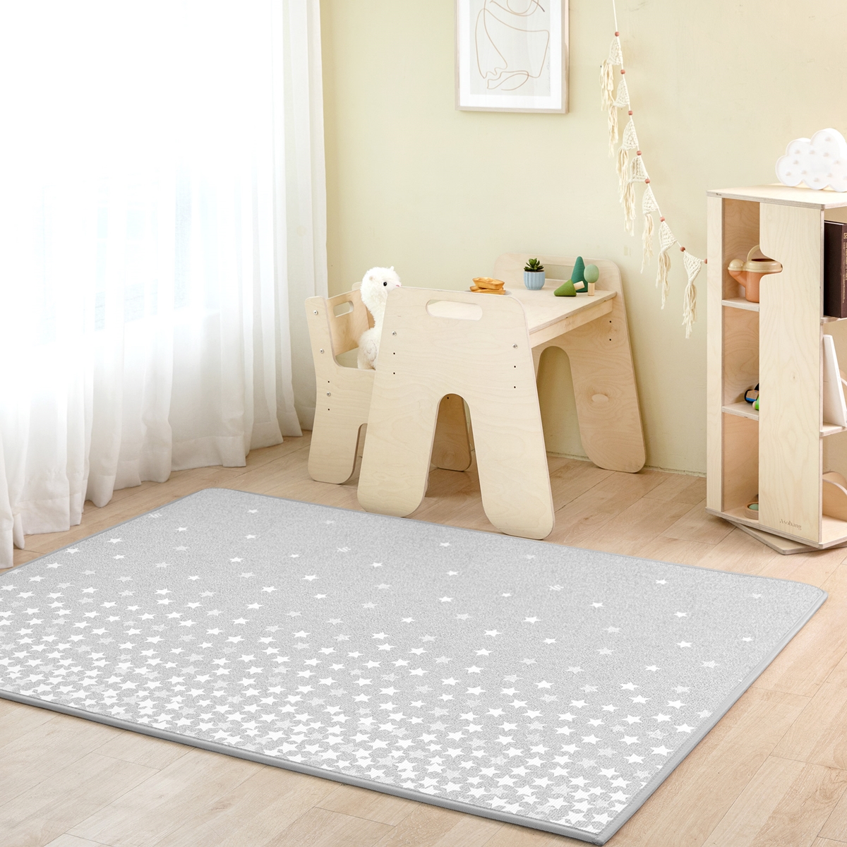 Parklon แผ่นรองคลานรุ่น PE Double Sided Prime Mat ขนาด 150x200cm หนา 1.5cm ลาย Leaf Mellow+Milky Way