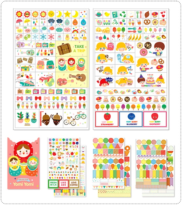 Yomi Yomi Sticker set