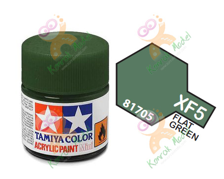 Acrylic XF5 Flat Green 10ml