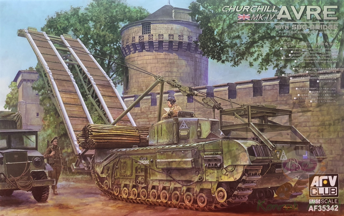 AF35342 Churchill Mk.IV AVRE with SBG bridge [1/35]