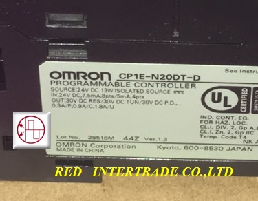OMRON CP1E-N20DT-D PLC ขาย