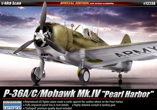 AC12238 P-36A/C/MOHAWK MK.IV 1/48