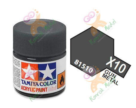 Acrylic X10 Gun Metal 10ml