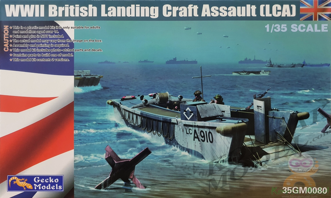 35GM0080 WWII BRITISH LANDING CRAFT ASSAULT [LCA] [1/35]