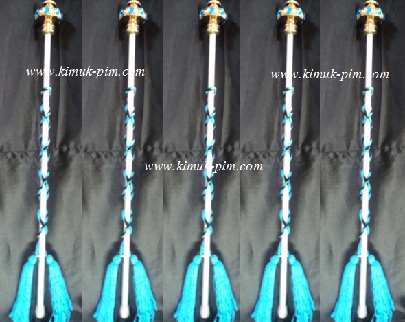 ไม้ดรัมเมเยอร์สีฟ้าสลับดำสูง90-95เซนติเมตร น้ำหนักเบาเพราะตัวไม้ทำจากอลูมิเนียม*พร้อมส่ง*แบบใหม่2558