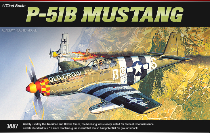 AC12464 P-51B MUSTANG(1/72)