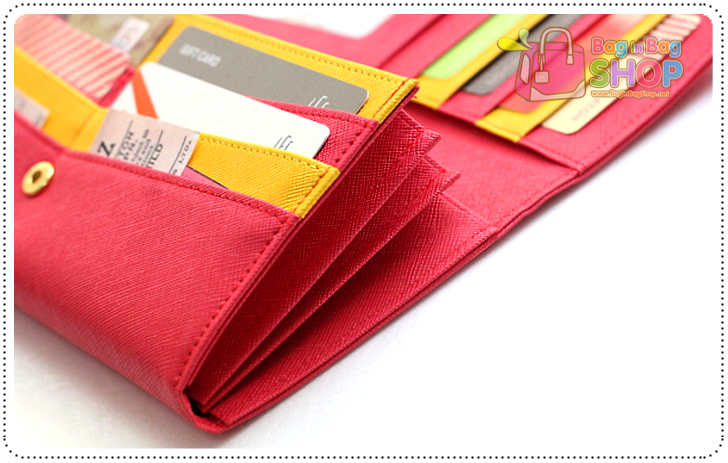 ลด 50% Two Stage Clear Wallet กระเป๋าสตางค์แบบยาว