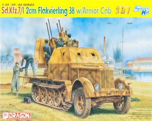 DRA6533 Sd.Kfz 7/1 2 cm FLAKVIERLING 38 (1/35)