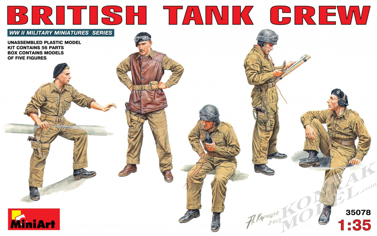 MI35078 BRITISH TANK CREW 1/35
