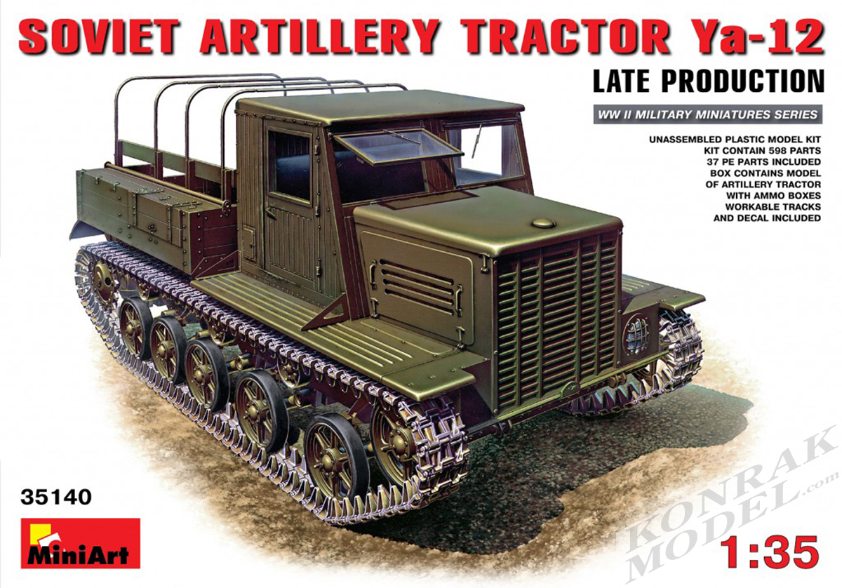 MI35140 Ya-12 SOVIET ARTILLERY TRACTOR. LATE 1/35