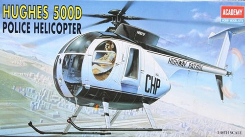 AC12249 500D POLICE HELICOPTER (1/48)