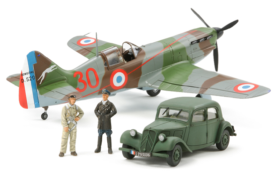 TA61109 D.520 Ace Carrier-Aircraft (w/Stuff Car) 1/48