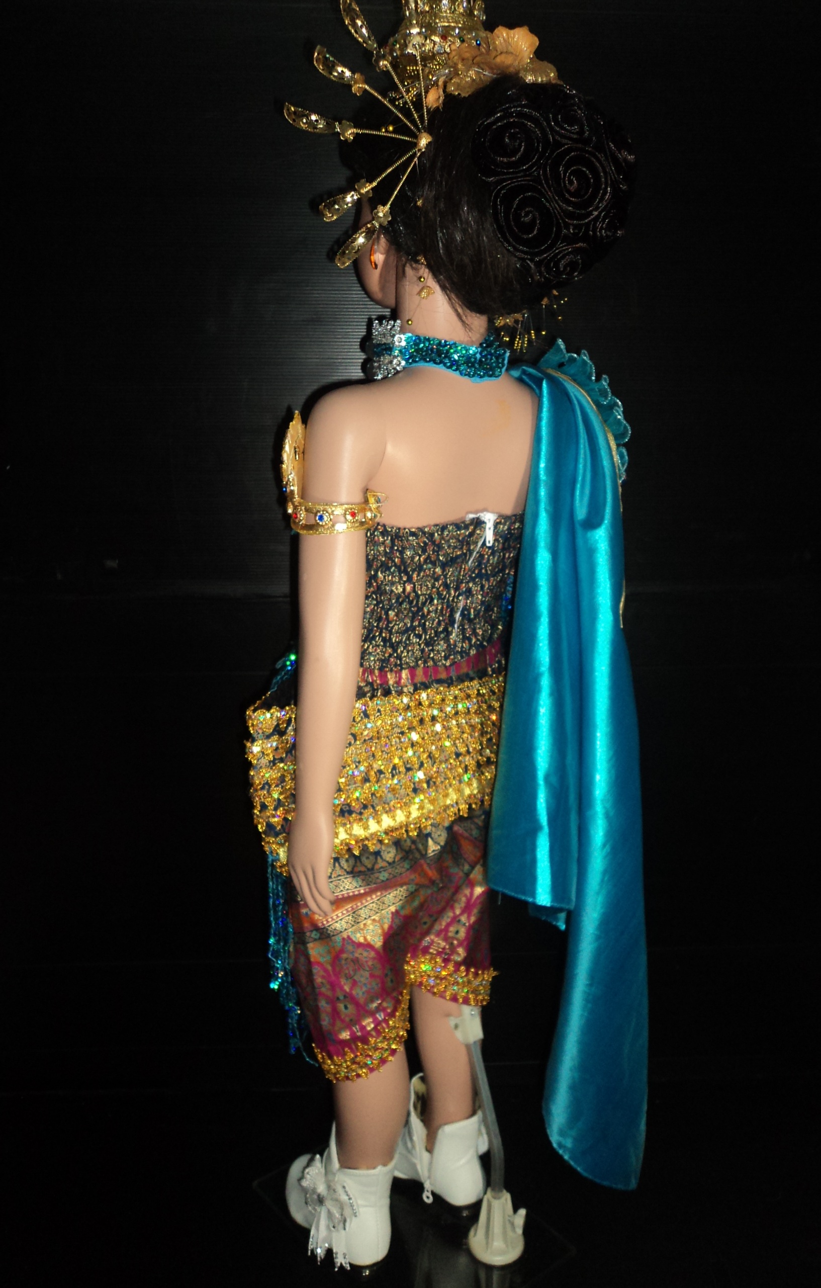 ชุดดรัมเมเยอร์สยามช้างน้อยสีฟ้าลาย3