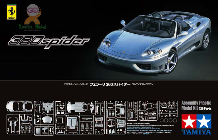 TA24307 1/24 Ferrari 360 Spider