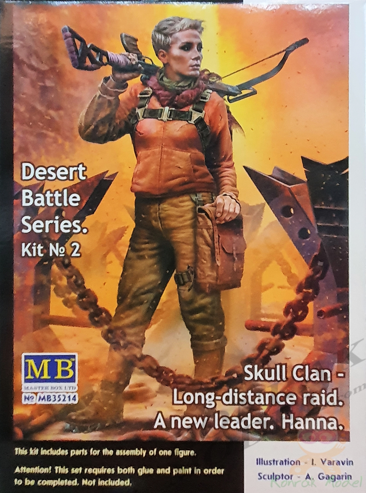 MB35214 "Pоst-apocalyptic fiction. Desert Battle Series. Skull Clan [1/35]