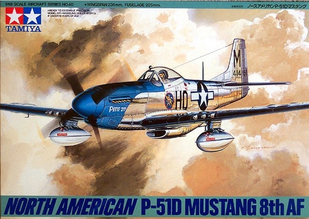 TA89534 NORTH AMERICAN P-51D MUSTANG 1/48 1/48
