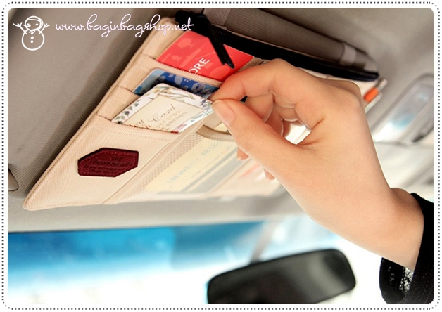 GMZ Point Pocket ver.2 ที่เก็บของใต้ที่บังแดดในรถ