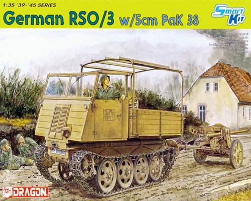 DRA6684 GERMAN RSO/03 + 5cm Pak 38 (1/35)
