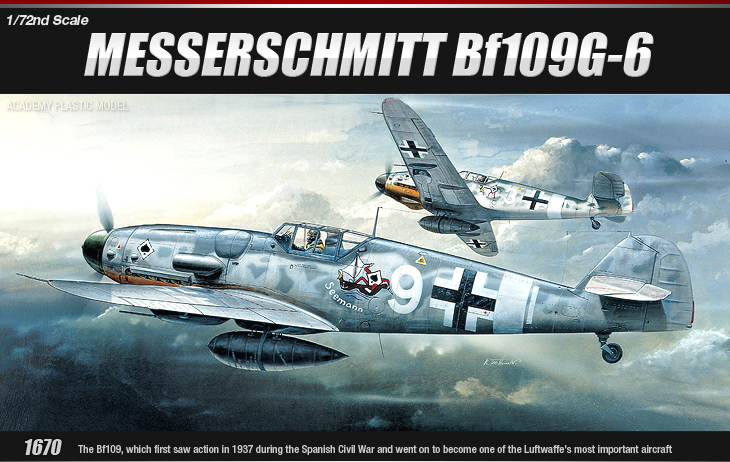 AC12467 MESSERSCHMITT BF109G-6 (1/72)