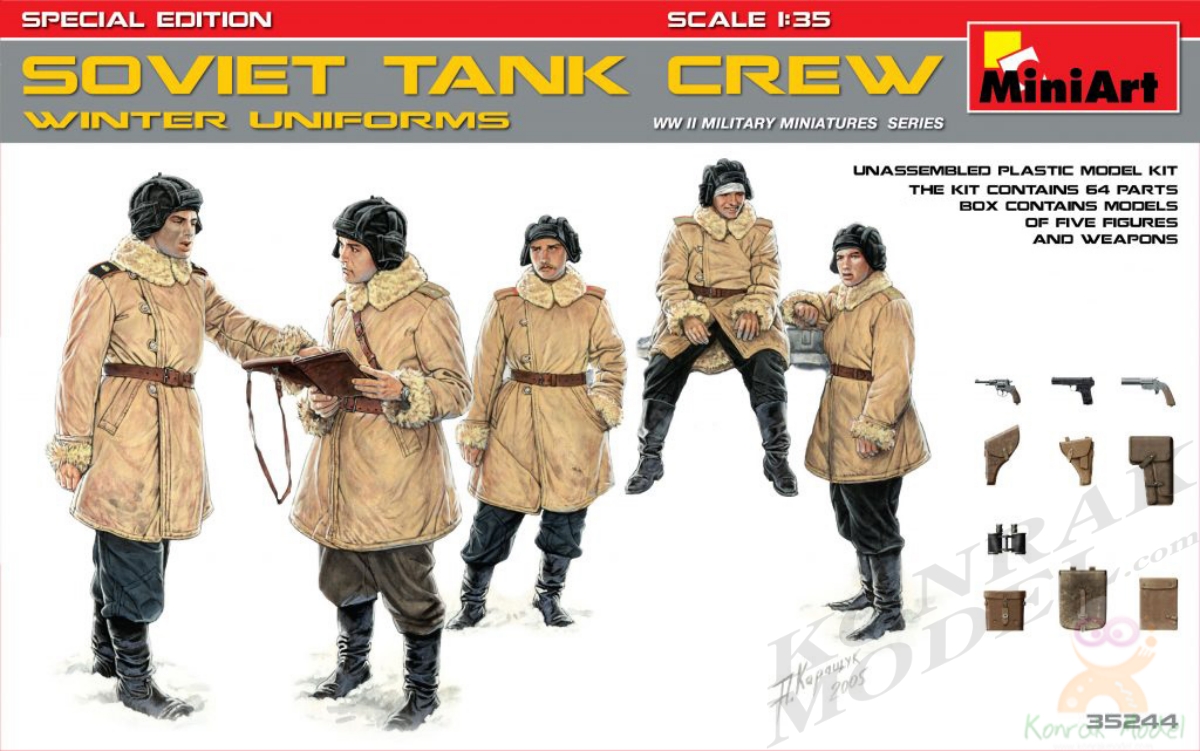 MI35244 SOVIET TANK CREW (WINTER UNIFORMS) SPECIAL EDITION 1/35
