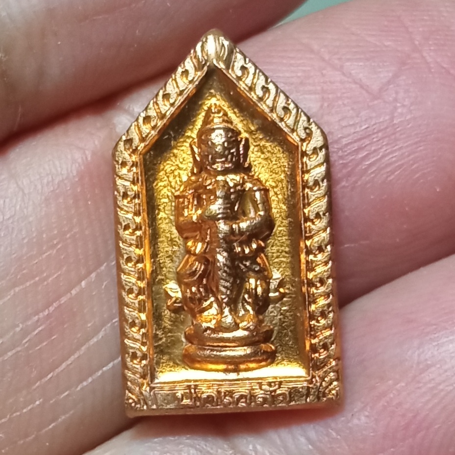 เหรียญท้าวเวสสุวรรณหลังพระพิฆเนศ รุ่นปกเกล้า เนื้อทองแดง วัดสุทัศนฯ ปี 2557 รหัส965