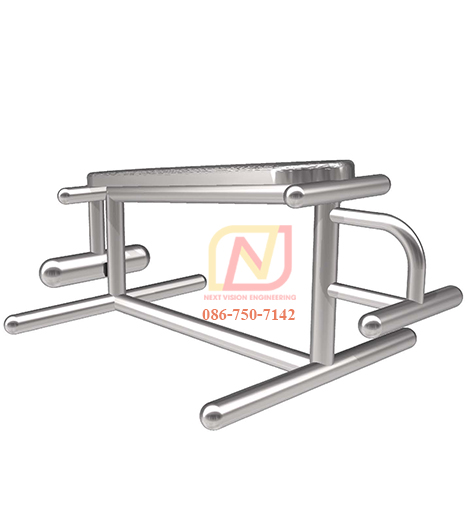 FTS-13 เครื่องออกกำลังกายกลางแจ้งสแตนเลส อุปกรณ์ซิทอัพลดหน้าท้อง / บริหารขา-เข่า (แบบยกตุ้มน้ำหนัก)