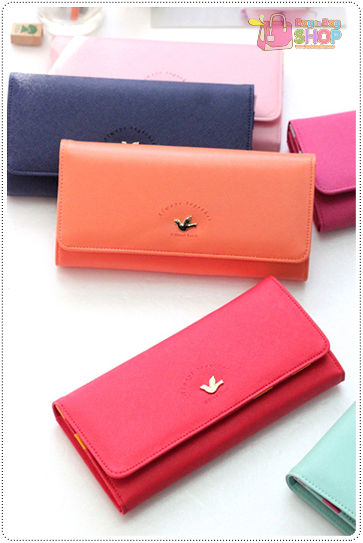 ลด 50% Two Stage Clear Wallet กระเป๋าสตางค์แบบยาว