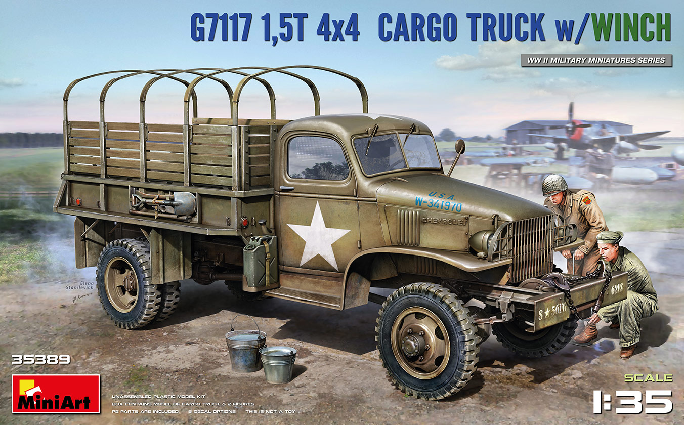 MI35389 G7117 1,5T 4×4 CARGO TRUCK w/WINCH 1/35