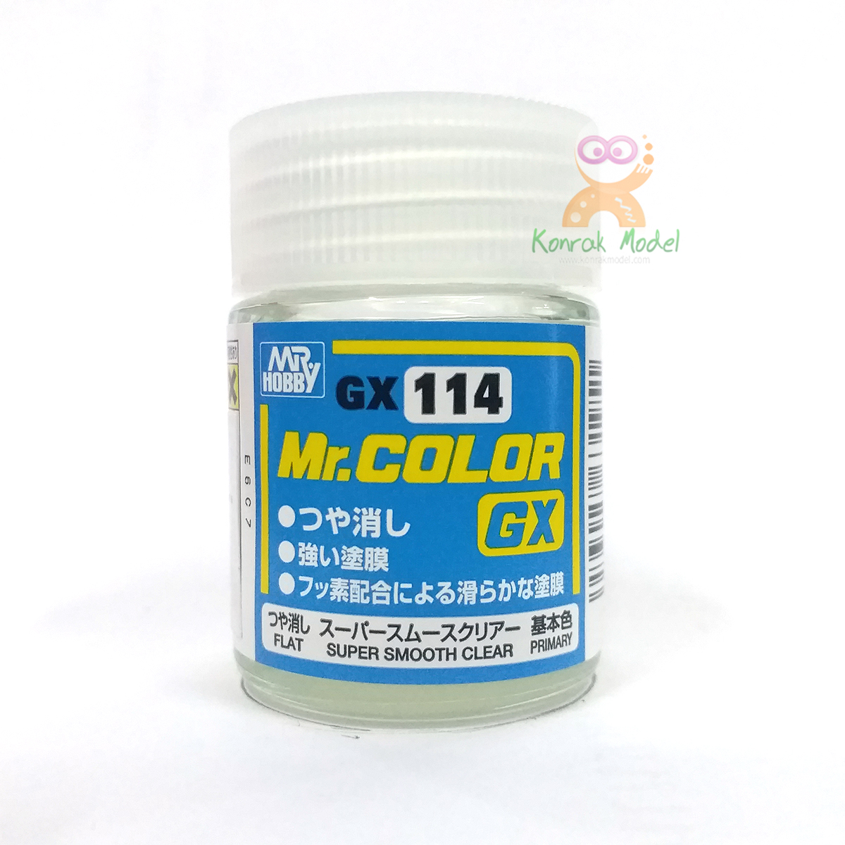 GX114 SUPER SMOOTH CLEAR (FLAT) 18ML