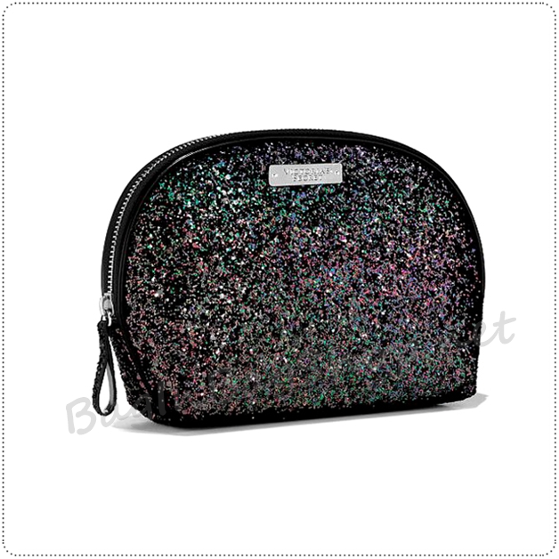 ❤️ VS Love Shimmer Large Pouch - Black