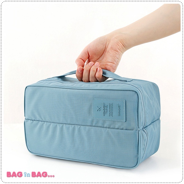 Underwear Divided Pouch กระเป๋าสำหรับเก็บกางเกงชั้นในและถุงเท้าพกพา