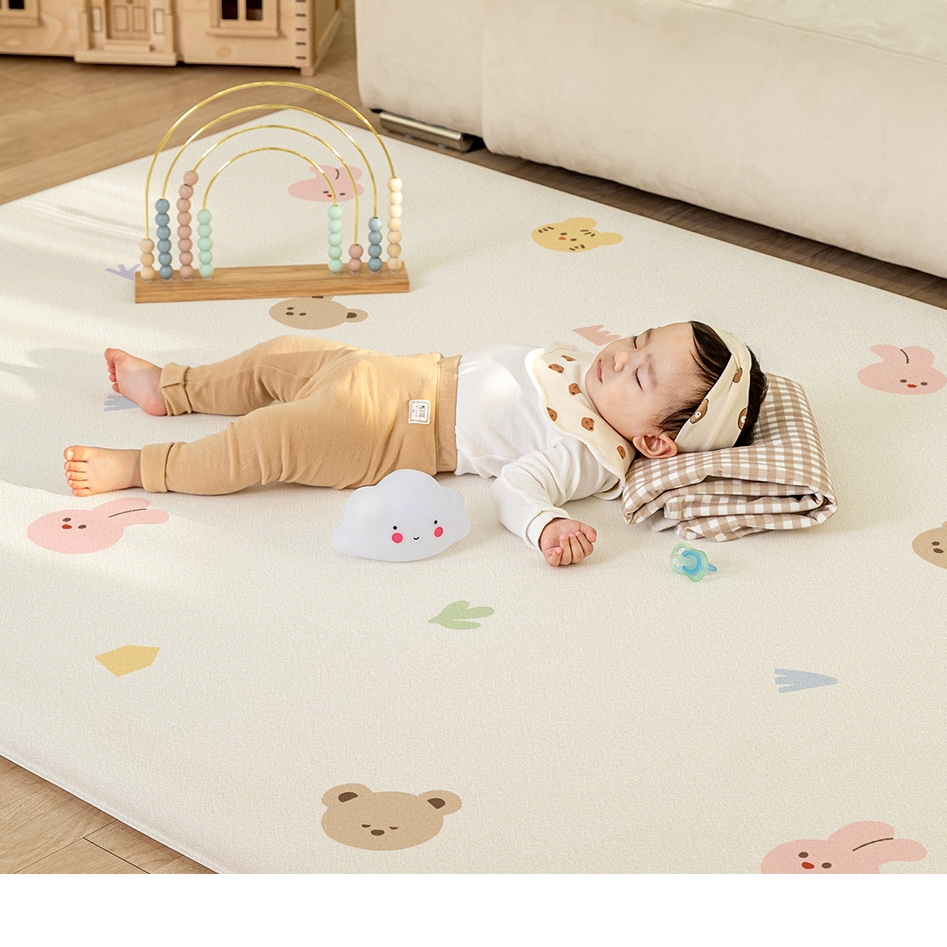แผ่นรองคลาน PARKLON Air Bubble Mat ขนาด 150x230 หนา 4.0 cm ลาย Coco Bear Friend