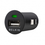 หัวชาร์จในรถ มาตรฐาน belkin 1.0 แอมป์ (สีดำ)