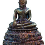 ..เนื้อนวโลหะ...รูปหล่อพระพุทธชินสีห์ ฉลอง 80 พรรษา สมเด็จญาณสังวร สมเด็จพระสังฆราช วัดบวรฯ ปี 2536 พร้อมกล่องครับ (28)