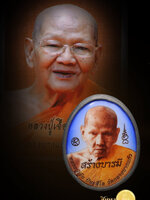 เบี้ยแก้ล็อกเก็ต หรือ ล็อกเก็ตหลังเบี้ย หลวงปู่เจือ ปิยสีโล ตะกั่วเปลือย บรรจุปรอทหนัก 1 บาท หลวงปู่จารมือ มีตะเข็บ หลังล็อกเก็ต