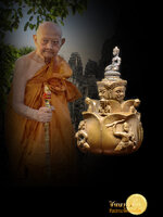 บัวพรหมยอดเพชร เป็นบัวพรหมขนาดบูชา สุดยอดวัตถุมงคลอีกรุ่นของ หลวงปู่หงษ์ พรหมปัญโญ เนื้อรวมชนวน หมายเลข ๖๒ สวย สะสม