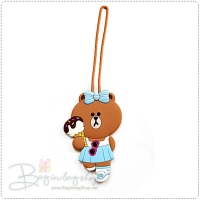 LUGGAGE TAG - RIBBON CHOCO