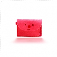 Toffee Nut Card Pouch - Hot Piink