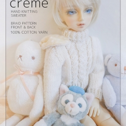 [SALE -50%] MSD Hand Knitted Sweater - CREME