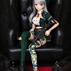 [PRE-ORDER] DD-L Camouflage Cat Military Girl