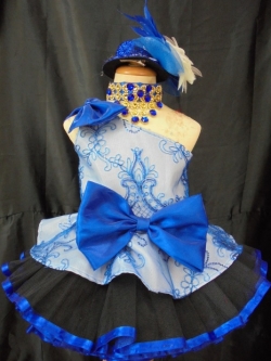 ชุดดรัมเมเยอร์สีน้ำเงิน ราคานี้มี ชุด หมวก สร้อย ต่างหู รอบอกตั้งแต่20-30นิ้ว เอวไม่เกิน28นิ้ว สูงไม่เกิน140เซนติเมตร