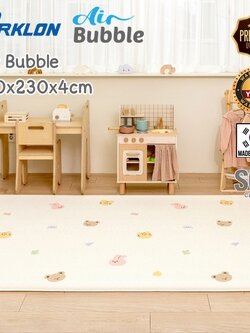 แผ่นรองคลาน PARKLON Air Bubble Mat ขนาด 150x230 หนา 4.0 cm ลาย Coco Bear Friend